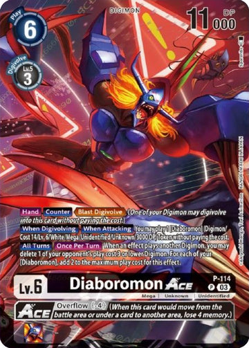 Diaboromon ACE - P-114 (Tamer Goods Set Diaboromon) [P-114 P] [Digimon Promotion Cards] Foil