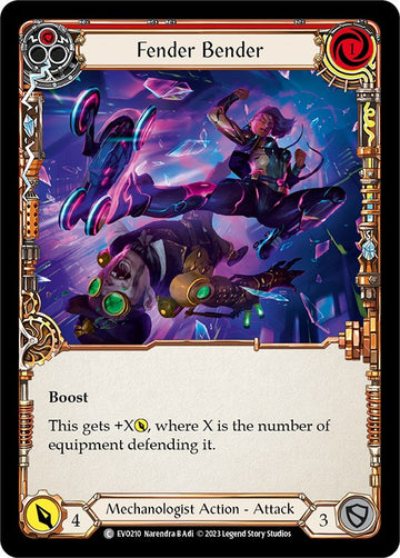 Fender Bender (Red) [EVO210] [Bright Lights] Rainbow Foil