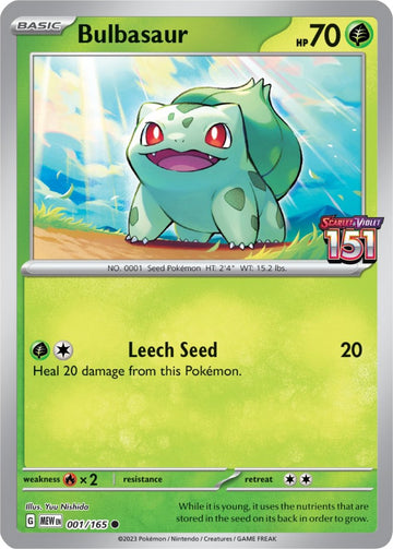 Bulbasaur - 001/165 (Best Buy Exclusive) [001/165] [Miscellaneous Cards & Products] Reverse Holofoil