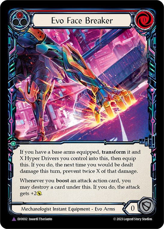 Evo Face Breaker (Marvel) [EVO032] [Bright Lights] Cold Foil