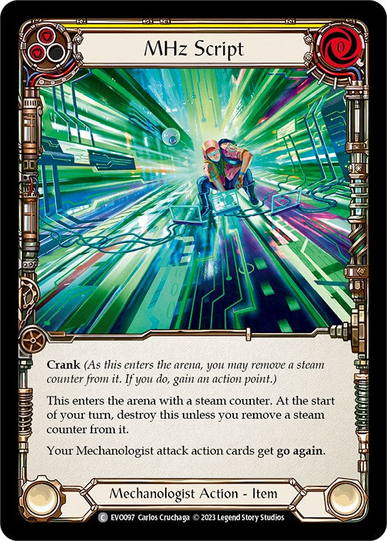 MHz Script [EVO097] [Bright Lights] Rainbow Foil