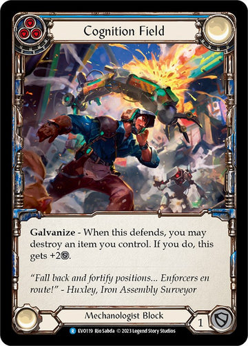 Cognition Field (Blue) [EVO119] [Bright Lights] Rainbow Foil