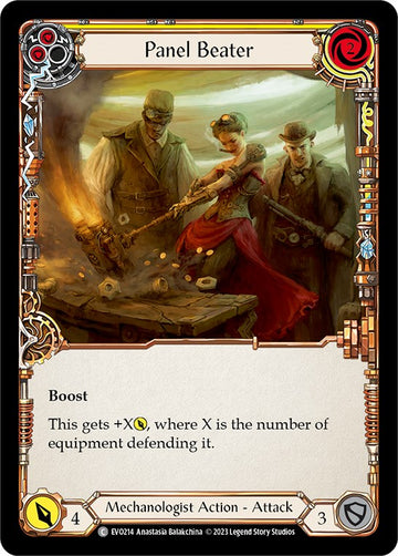 Panel Beater (Yellow) [EVO214] [Bright Lights] Rainbow Foil