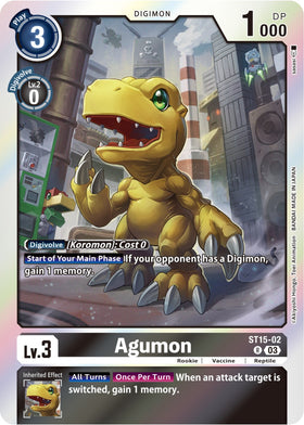 Agumon [ST15-02 R] [Starter Deck 15: Dragon of Courage] Foil