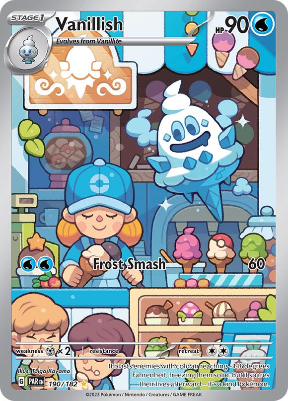 Vanillish (190/182) - [Scarlet & Violet: Paradox Rift] Holofoil