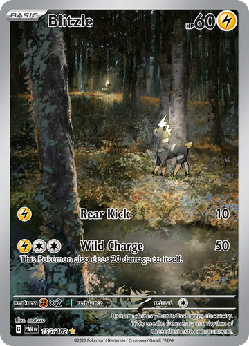 Blitzle (195/182) - [Scarlet & Violet: Paradox Rift] Holofoil