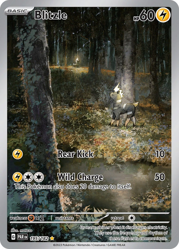 Blitzle (195/182) - [Scarlet & Violet: Paradox Rift] Holofoil