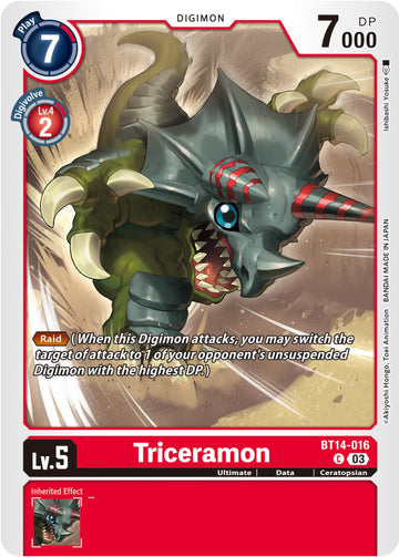 Triceramon [BT14-016] [Blast Ace] Normal