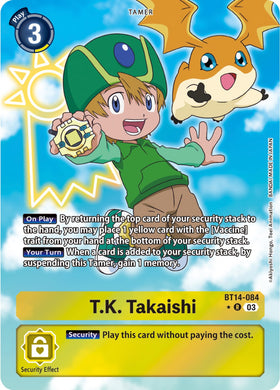 T.K. Takaishi (Alternate Art) [BT14-084] [Blast Ace] Foil