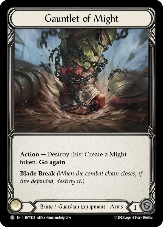 Gauntlet of Might [HVY135] [Heavy Hitters] Cold Foil