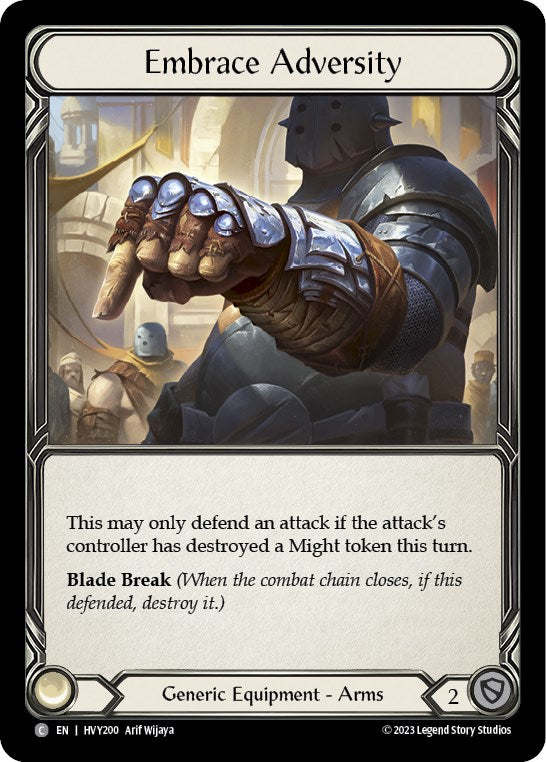 Embrace Adversity [HVY200] [Heavy Hitters] Cold Foil