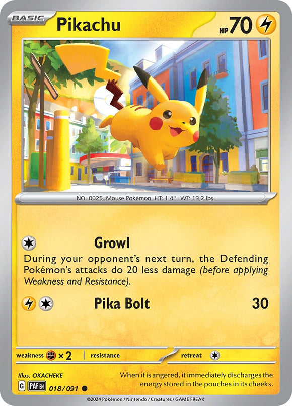 Pikachu [018/091] - (Paldean Fates)