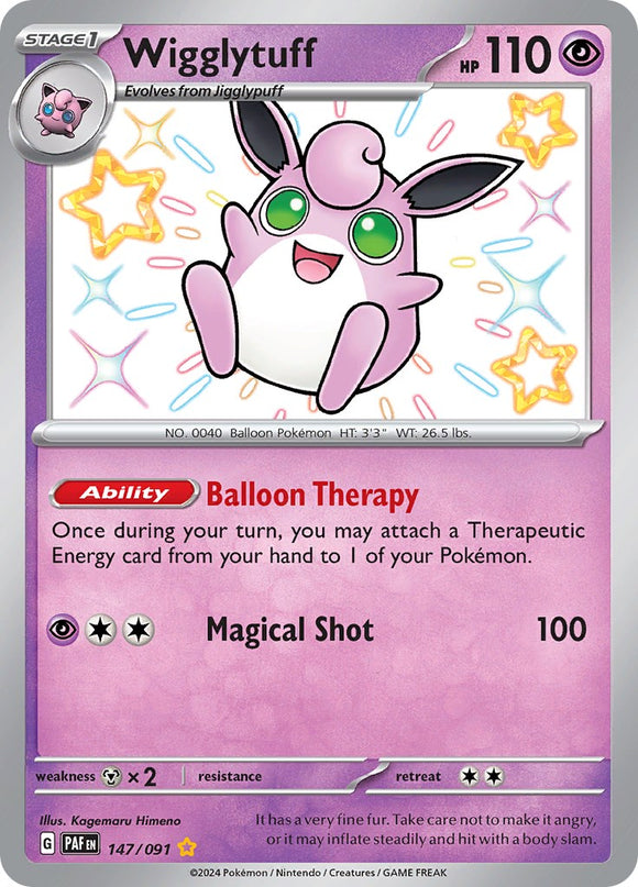 Wigglytuff [147/091] - (Paldean Fates) Holofoil