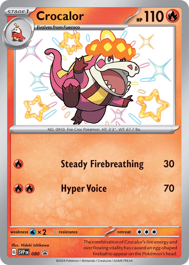 Crocalor - 080 [080] [Scarlet & Violet Promo Cards] Holofoil