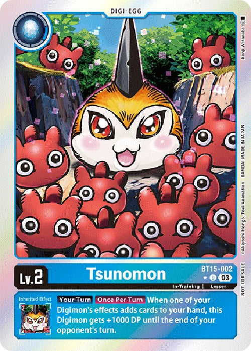 Tsunomon (Exceed Apocalypse Box Promotion Pack) [BT15-002 U] [Exceed Apocalypse] Foil