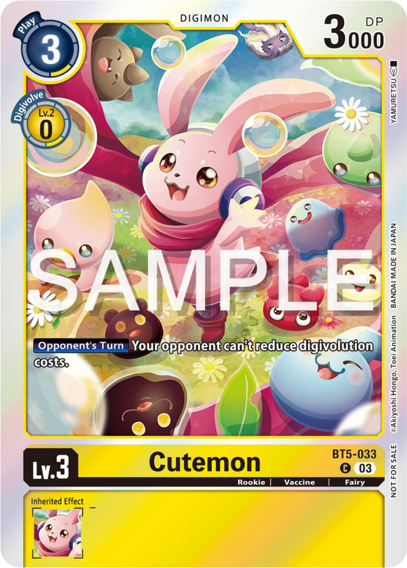 Cutemon (Winner Pack -Exceed Apocalypse-) [BT5-033 C] [Battle of Omni] Foil