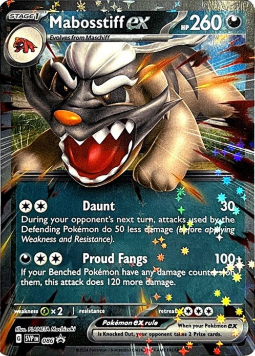 Mabosstiff ex - 086 [086] [Scarlet & Violet Promo Cards] Holofoil