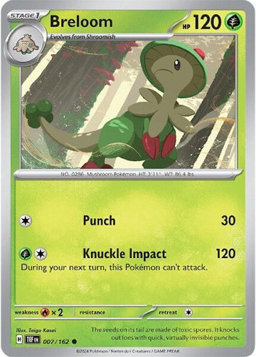 Breloom [007/162] - (Temporal Forces)