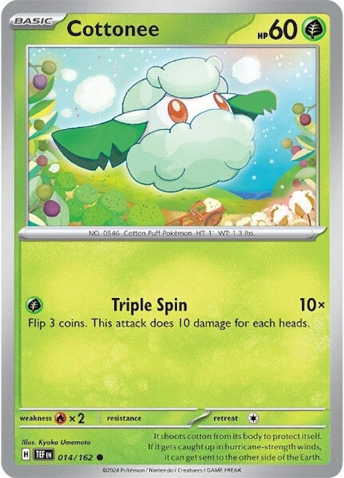 Cottonee [14/162] - (Temporal Forces) Reverse Holofoil