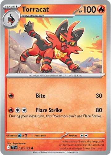 Torracat [033/162] - (Temporal Forces) Reverse Holofoil
