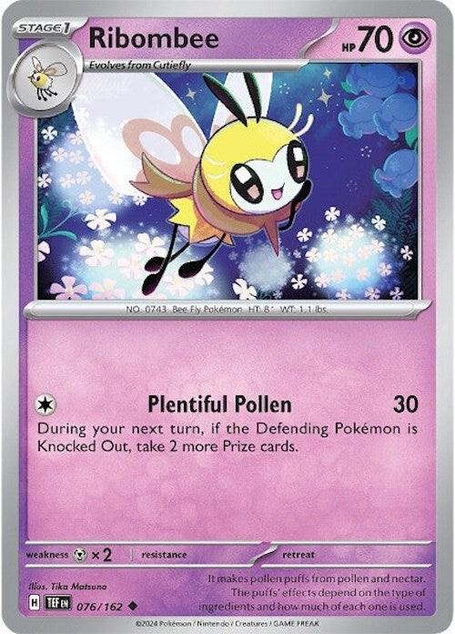 Ribombee [76/162] - (Temporal Forces) Reverse Holofoil