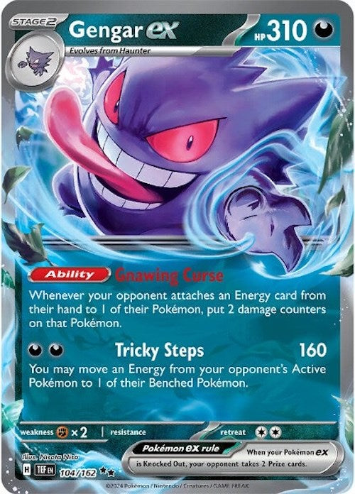 Gengar ex [104/162] - (Temporal Forces) Holofoil