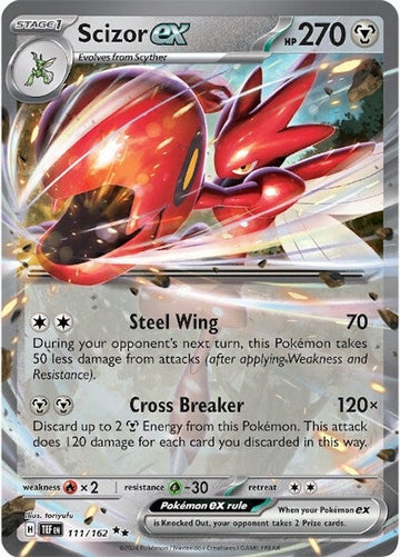 Scizor ex [111/162] - (Temporal Forces) Holofoil