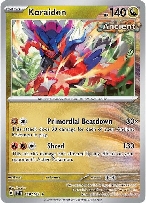 Koraidon [119/162] - (Temporal Forces) Reverse Holofoil