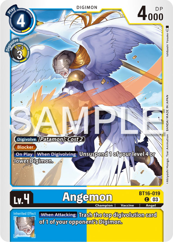 Angemon [BT16-019-C] [Beginning Observer] Normal