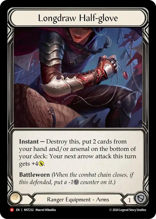 Longdraw Half-glove [MST232] (Part the Mistveil) Cold Foil