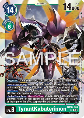 TyrantKabuterimon [BT16-048 SR] [Beginning Observer] Foil