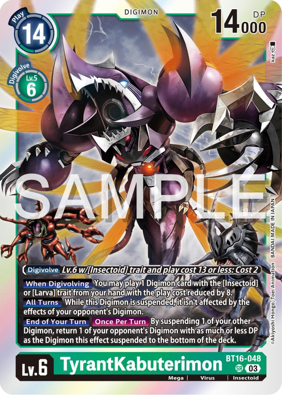 TyrantKabuterimon [BT16-048 SR] [Beginning Observer] Foil