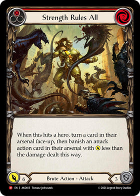 Strength Rules All [AKO013] [Armory Deck: Kayo] Rainbow Foil