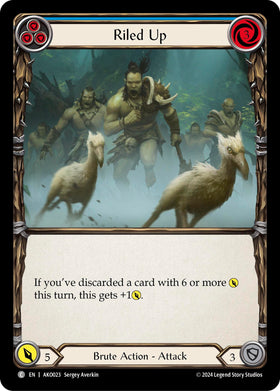 Riled Up (Blue) [AKO023] [Armory Deck: Kayo]