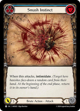 Smash Instinct (Blue) [AKO025] [Armory Deck: Kayo]