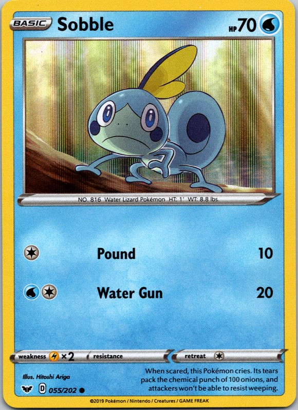 Sobble (055/202) (Premium Collection) [Sword & Shield: Base Set]