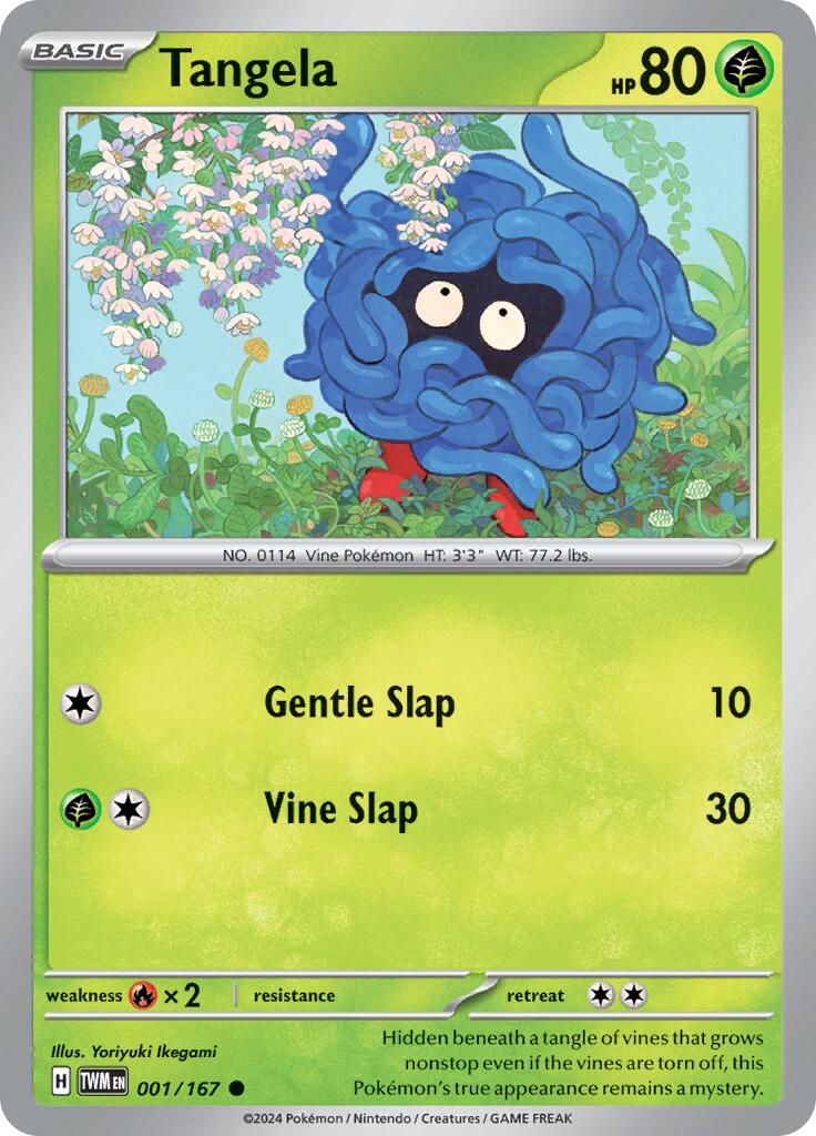 Tangela [1/167] - (Twilight Masquerade) Reverse Holofoil