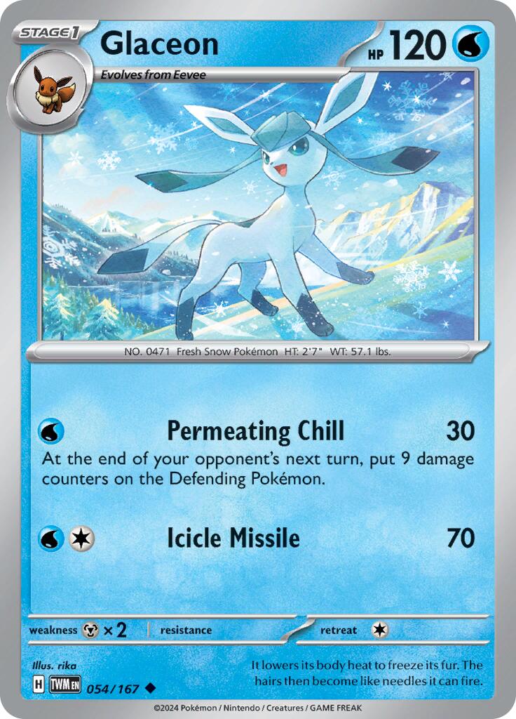 Glaceon [54/167] - (Twilight Masquerade)