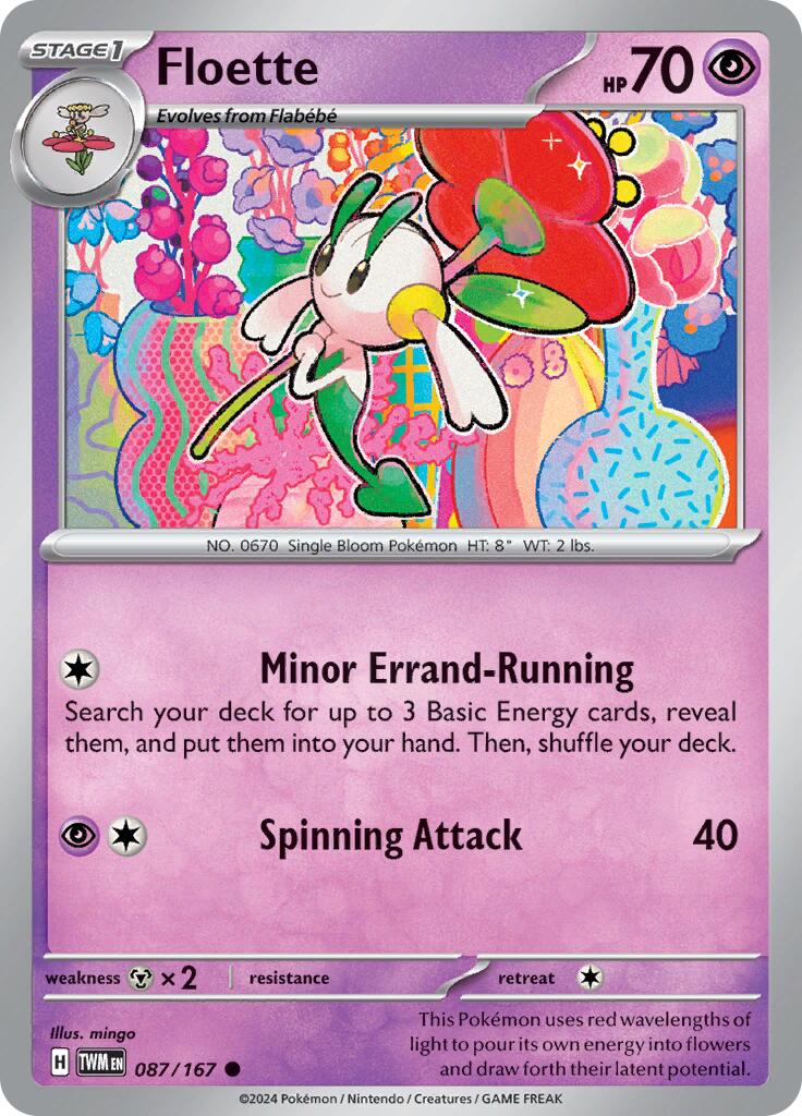 Floette [87/167] - (Twilight Masquerade) Reverse Holofoil