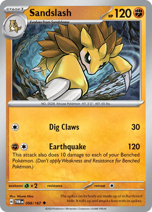 Sandslash [098/167] - (Twilight Masquerade)