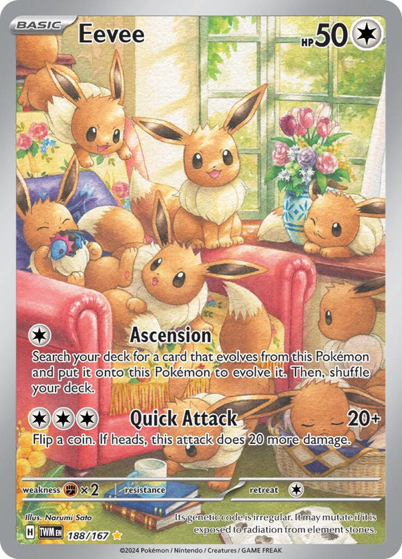 Eevee [188/167] - (Twilight Masquerade) Holofoil
