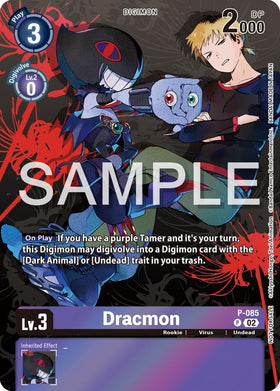 Dracmon - P-085 (Official Tournament Pack Vol.13) [P-085 P] [Digimon Promotion Cards] Foil