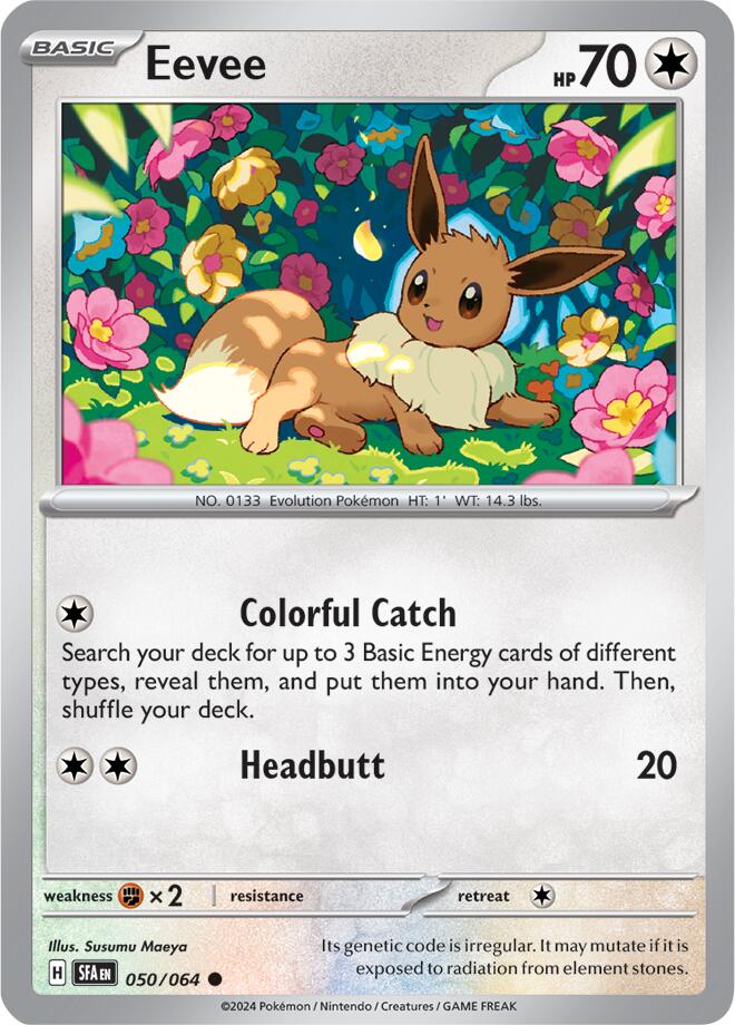 Eevee [050/064] - (Shrouded Fable) Reverse Holofoil