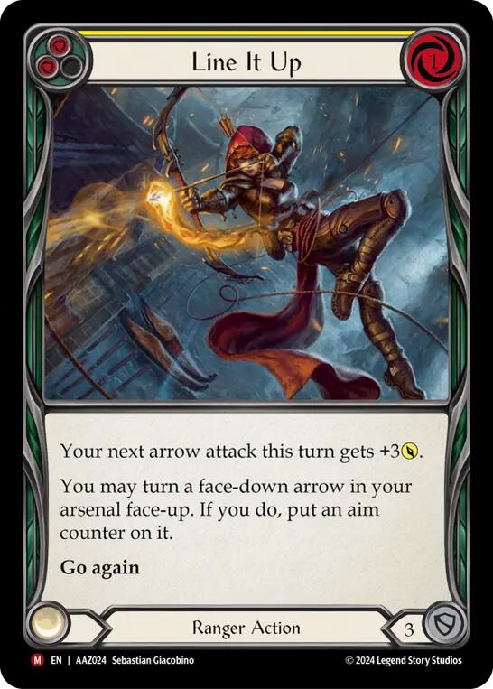 Line It Up [AAZ024] [Armory Deck: Azalea] Rainbow Foil