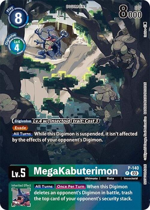 MegaKabuterimon (Update Pack 2024) [P-140 P] [Digimon Promotion Cards] Foil