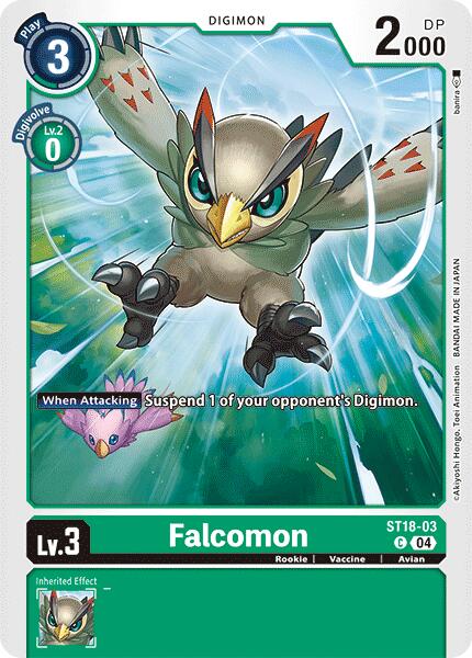 Falcomon [ST18-03 C] [Starter Deck 18: Guardian Vortex]