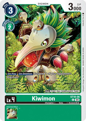 Kiwimon [ST18-06 C] [Starter Deck 18: Guardian Vortex]