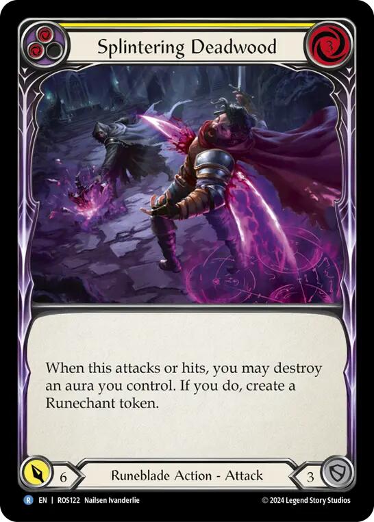 Splintering Deadwood (Yellow) [ROS122] [Rosetta] Rainbow Foil