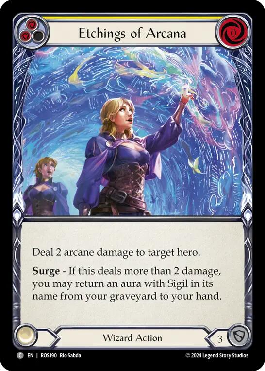 Etchings of Arcana (Yellow) [ROS190] [Rosetta]