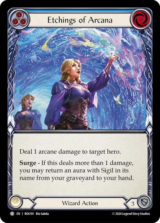 Etchings of Arcana (Blue) [ROS191] [Rosetta]